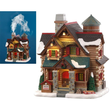 Lemax - Chestnut Cabin - Met Rook