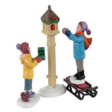 Lemax - The Bird Feeders - Set van 3