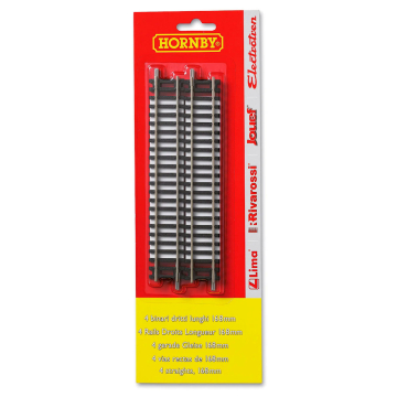 4 Rechte Rails voor Hornby Treinen