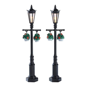 Lemax - Old English Lamp Post - Set van 2