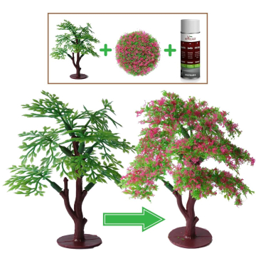 Bloesemboom Maken - Groen Magenta - Set van 3