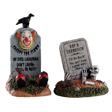 Spooky Town - Crazy Headstones - Set van 2 - Nu Voorverkoop