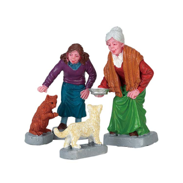 Lemax - Cream For Kitty - Set van 4