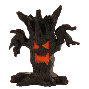 Creepy Crooked Tree - Miniatuurboompje voor Halloweendorp
