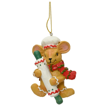 Decoris - Muis Deegroller Ornament