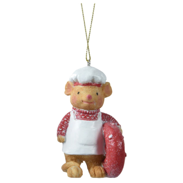 Decoris - Muis Donuts Ornament