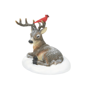 Department 56 - Cardinal Christmas Deer