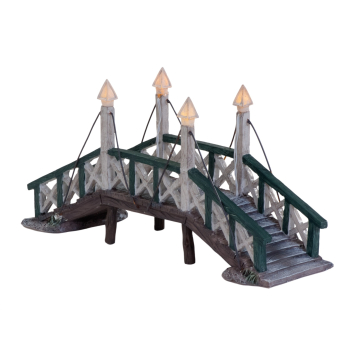Dickensville - Bruggetje van Hindeloopen - met Licht