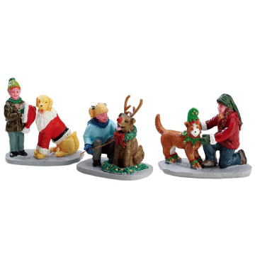 Lemax - Doggie Dress Up -Set van 3