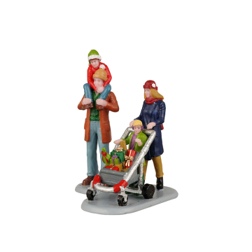 Lemax - Family Holiday Shopping Spree - Set van 2 