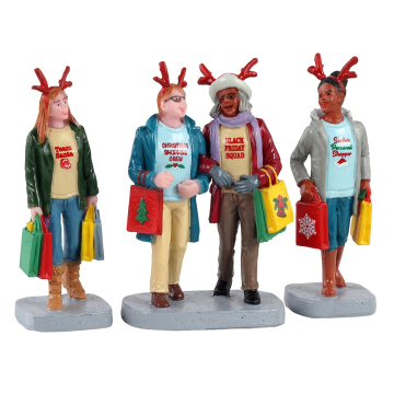 Lemax - Girls Christmas Shopping Trip - Set van 3