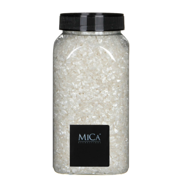 Glas Brokken Klein Creme - 650ml - Mica Decorations