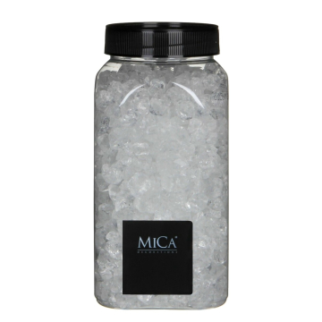 Glas Brokken Transparant Medium - 650ml - Mica Decorations