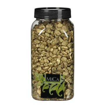 Gouden Decoratie Steentjes - 650ml - Mica Decorations