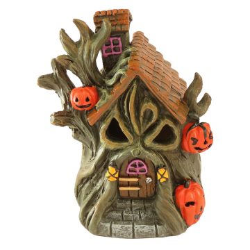 Halloween Heksentwijg Rookhuisje - Met gratis wierook tang!