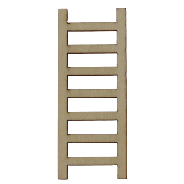 Houten Miniatuur Ladder