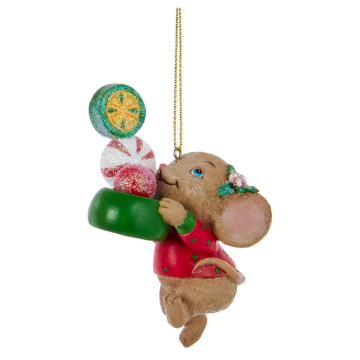 Kurt S. Adler - Muis Snoep Ornament