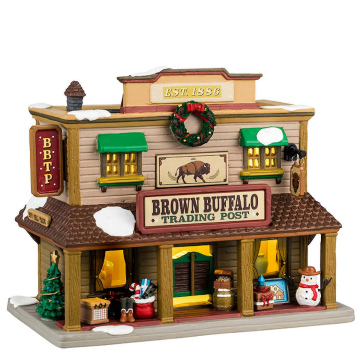 Lemax - Brown Buffalo Trading Post