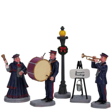Lemax - Christmas Band - Set van 5 - Caddington Village