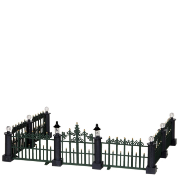 Lemax - Classic Victorian Fence - Set van 7 - Nu Voorverkoop
