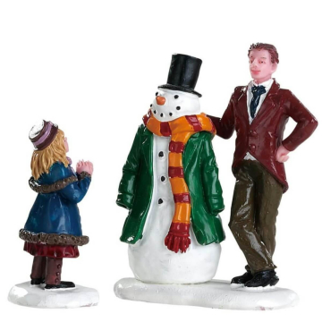 Lemax - Dad's Snowman - Set van 2 - Caddington Village