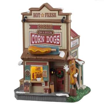 Lemax - Doggie On A Stick Corn Dogs