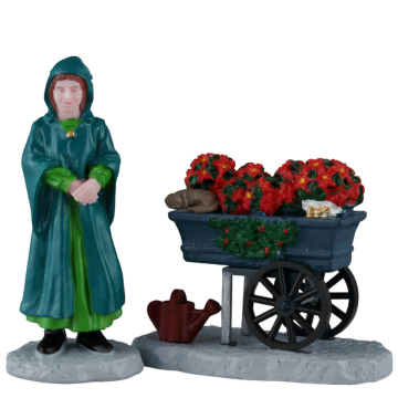 Lemax - Floral Street Vendor - Set van 2