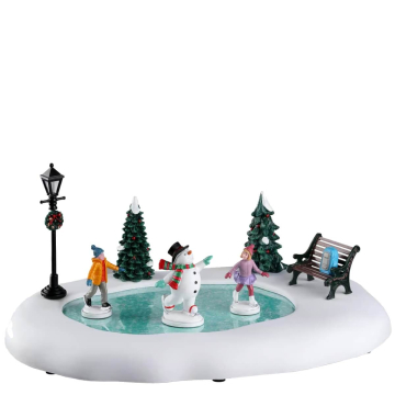 Lemax - Frosty Goes Ice Skating - Met Beweging