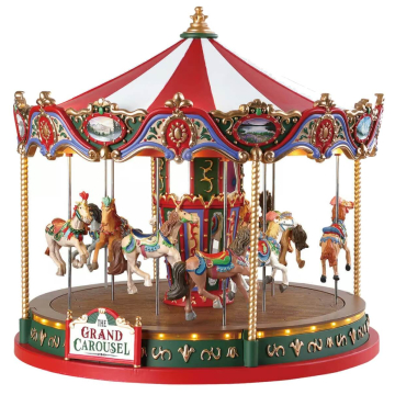 Lemax - Grand Carousel - Met Beweging + Muziek