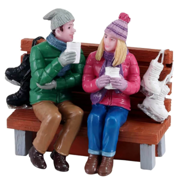 Lemax - Hot Cocoa Drinkers - Caddington Village