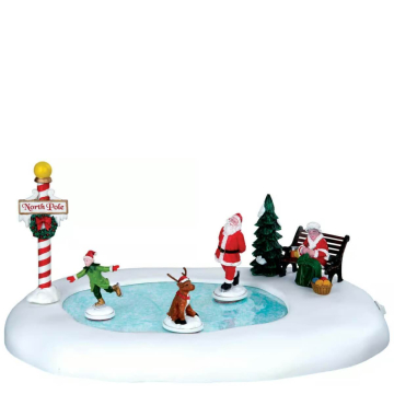 Lemax - North Pole Ice Follies - Met Beweging