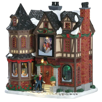 Lemax - Scrooge's Manor - Caddington Village - Met Geluid