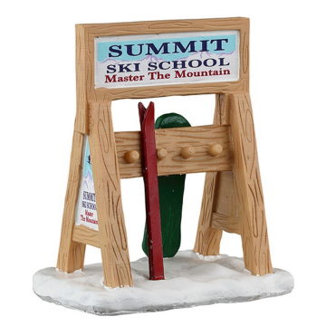Lemax - Ski Rack Sign - Nu Voorverkoop