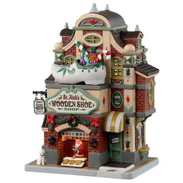 Lemax - St. Nick's Wooden Shoe Shop - Nu Voorverkoop