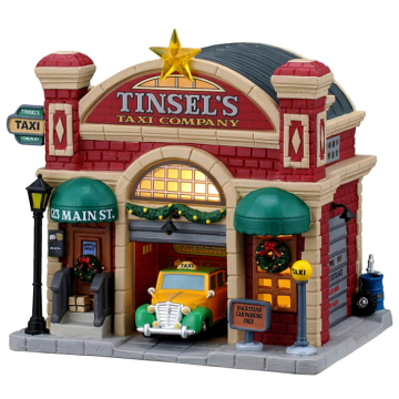 Lemax - Tinsel's Taxi Company