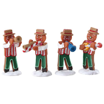 Lemax - Gingerbread Jazz - Set van 4