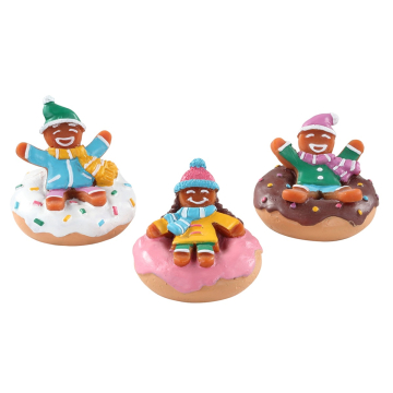Lemax - Tubing Day - Set van 3