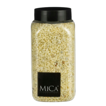  Lichtgeel Decoratie Granulaat 650ml - Mica Decorations