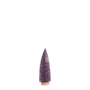 Lila Glitter Kerstboom 25 cm - House of Seasons