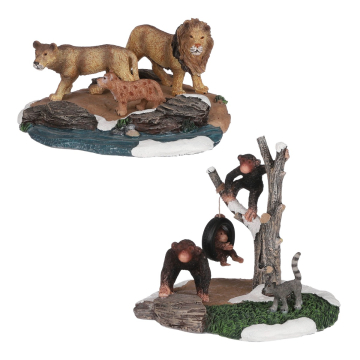 Luville - Lion - Monkey - Set van 2