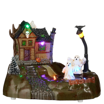 Luville - Halloween House with Ghosts - Met Beweging