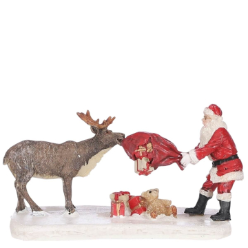 Luville - Reindeer Teasing Santa