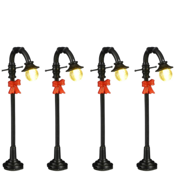 Luville - Street Lamp Bow - Set van 4