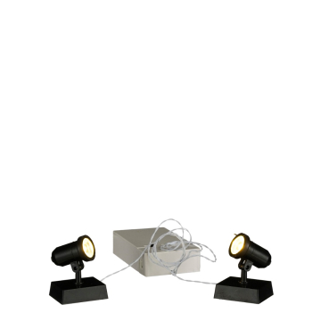 Luville - Lamp Zwart - Set of 2
