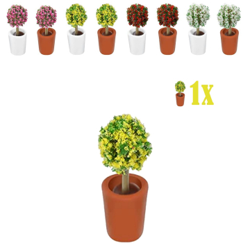 Mini Bolstruik Gele Bloesem in Terra Bloempot - 2.3 cm