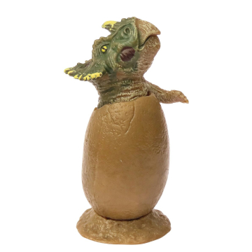 Miniatuur Dinosaurus Ei met Triceratops - Set van 2