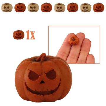 Miniatuur Jack O'Lantern - Oranje - Voor Halloweendorp
