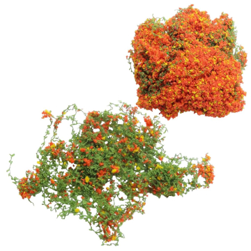 Miniatuur Klimop met Oranje en Gele Bloemen