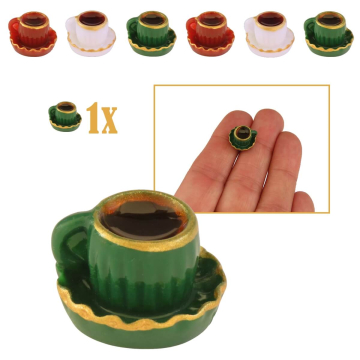 Miniatuur Kopje Koffie - Groen