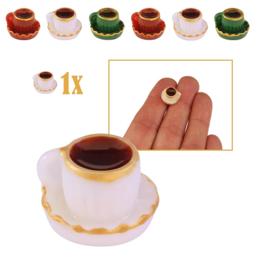 Miniatuur Kopje- Koffie - Wit